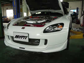 S2000ディフェーザー取り付け
