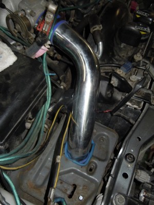 ニッサン　シルビア　S15　のインタークーラー取り付け