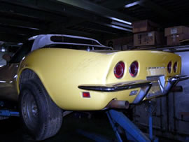 C3コルベットのラジエーターホース交換