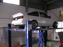 AE86のオイル交換