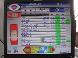 4輪アライメントテスター