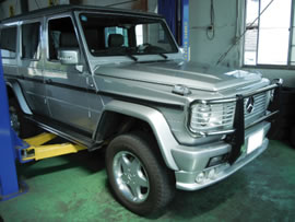 G320のサスペンション交換